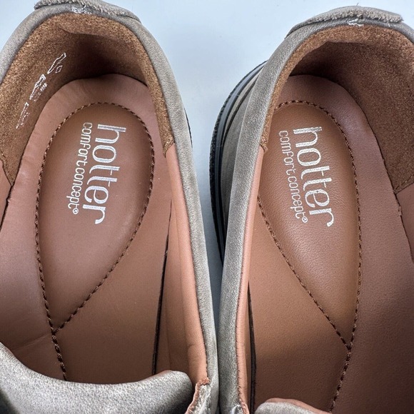 Hotter Comfort Concept Brown Sugar Loafers Monk Strap Shoes Womens Size US 9.5 - Picture 10 of 11